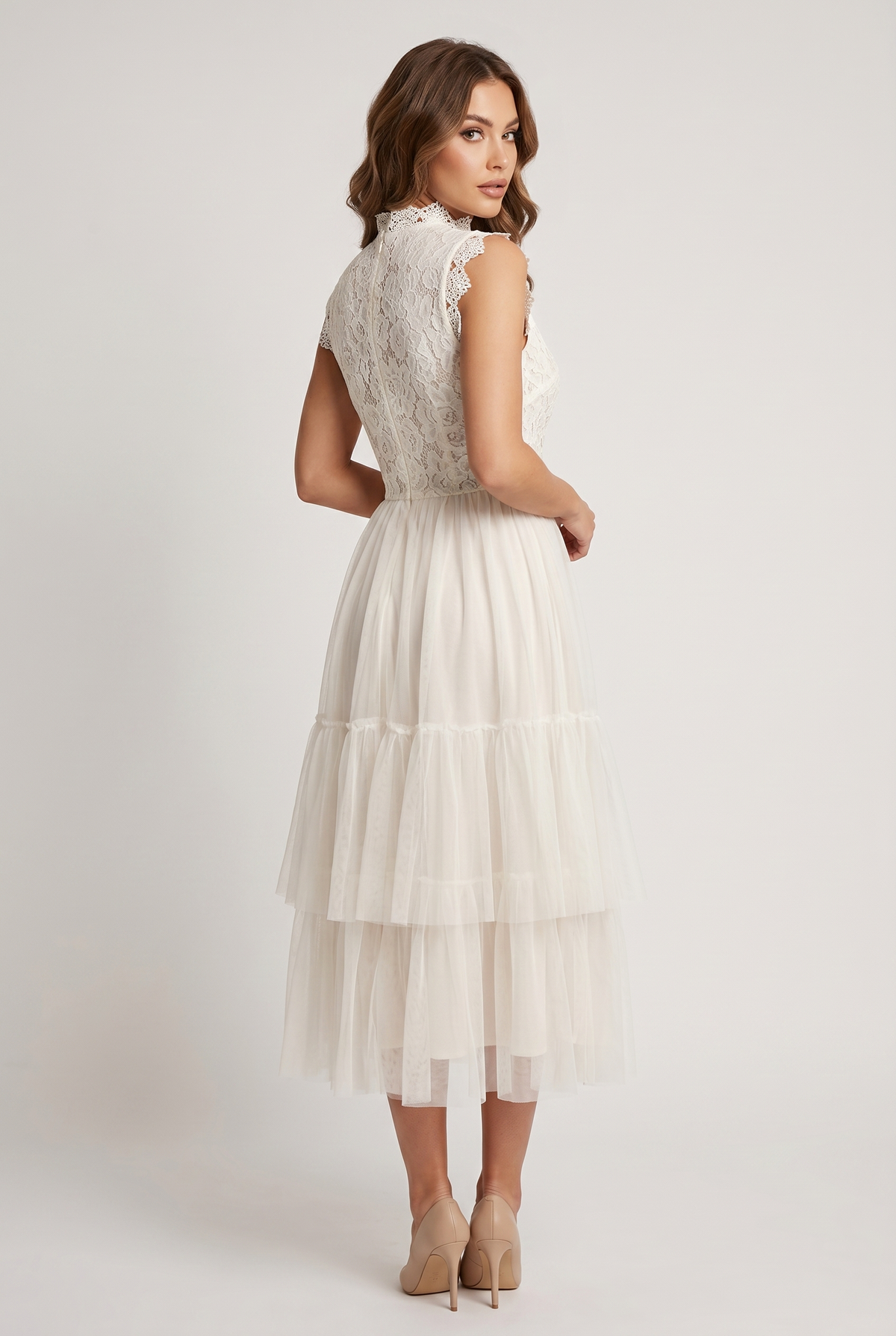 Midi Dress Women - Flared Summer Dress