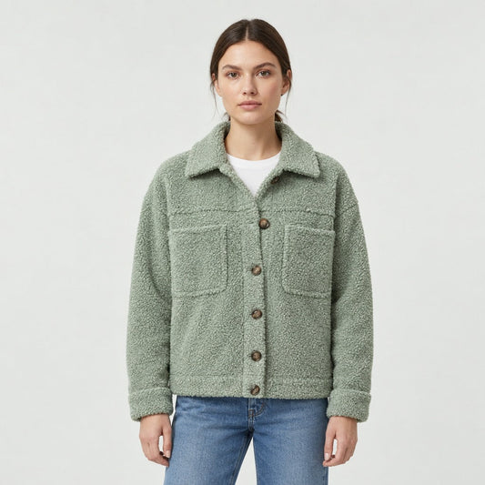 Jacket Women - Lightweight Structured Jacket with Side Pockets