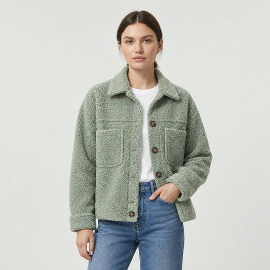Jacket Women - Lightweight Structured Jacket with Side Pockets